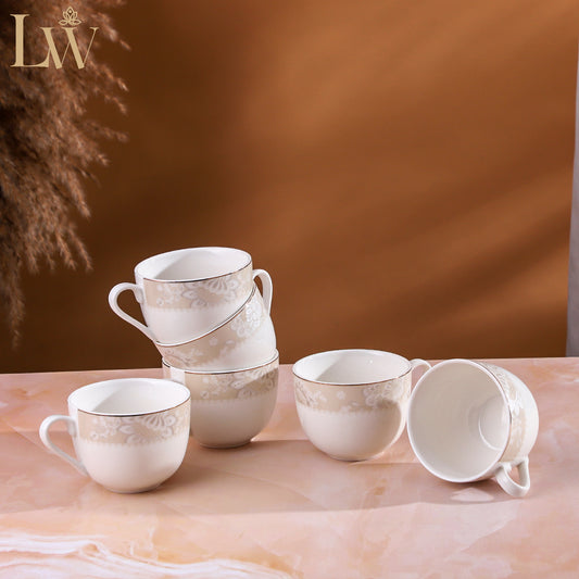 Pearl Florencia Cup Saucer (Set of 6)