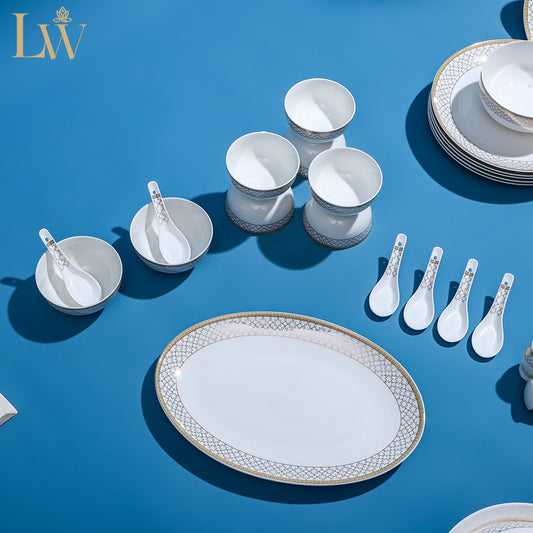 Majestic Gold 38 Piece Dinner Set