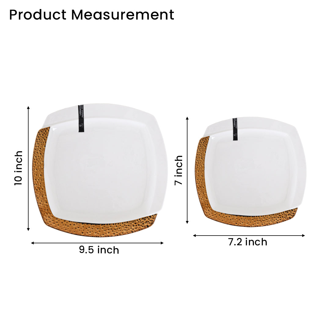 Littlewood Golden Edge 33 Pieces Dinner Set