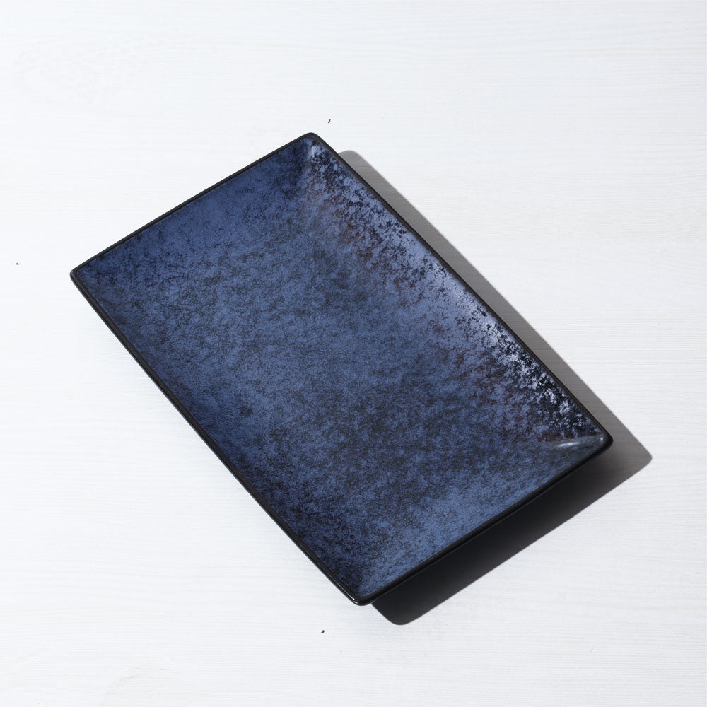 Nebula Blue Rectangle Platter (Small)