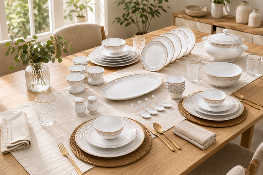 Majestic Gold 38 Piece Dinner Set