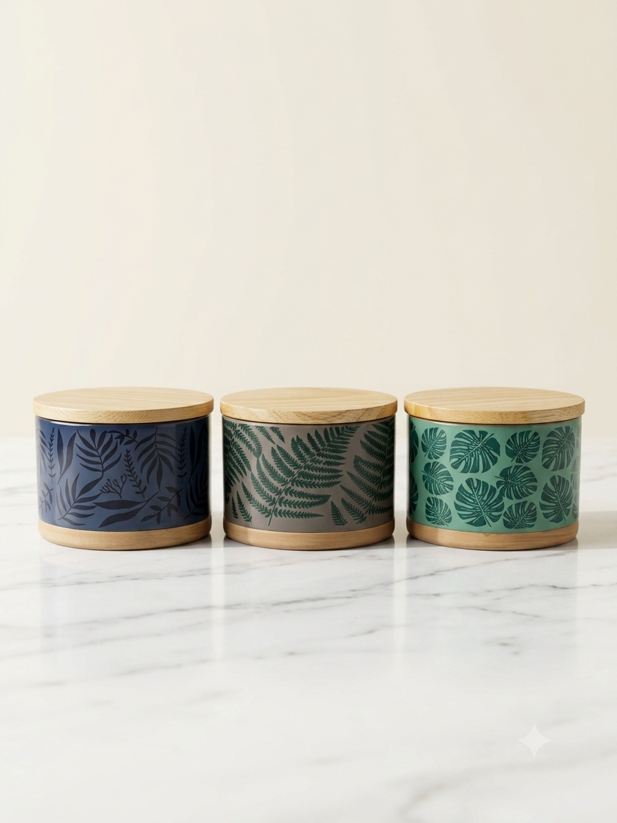 Littlewoods Botanical Ceramic Jars - Small