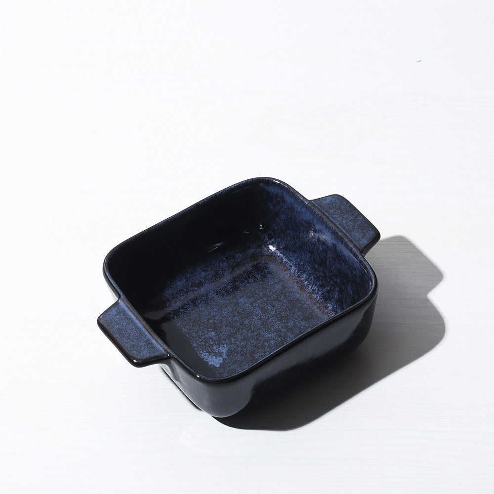 Nebula Blue Square Serving Dish (Small)