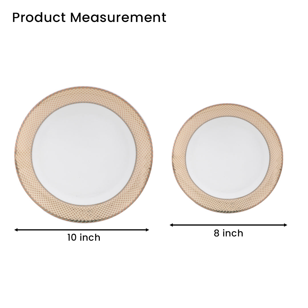 Amber Yellow 38 Piece Dinner Set