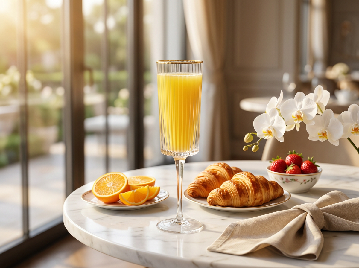 Signature Fluted Gold Line Champagne Glass