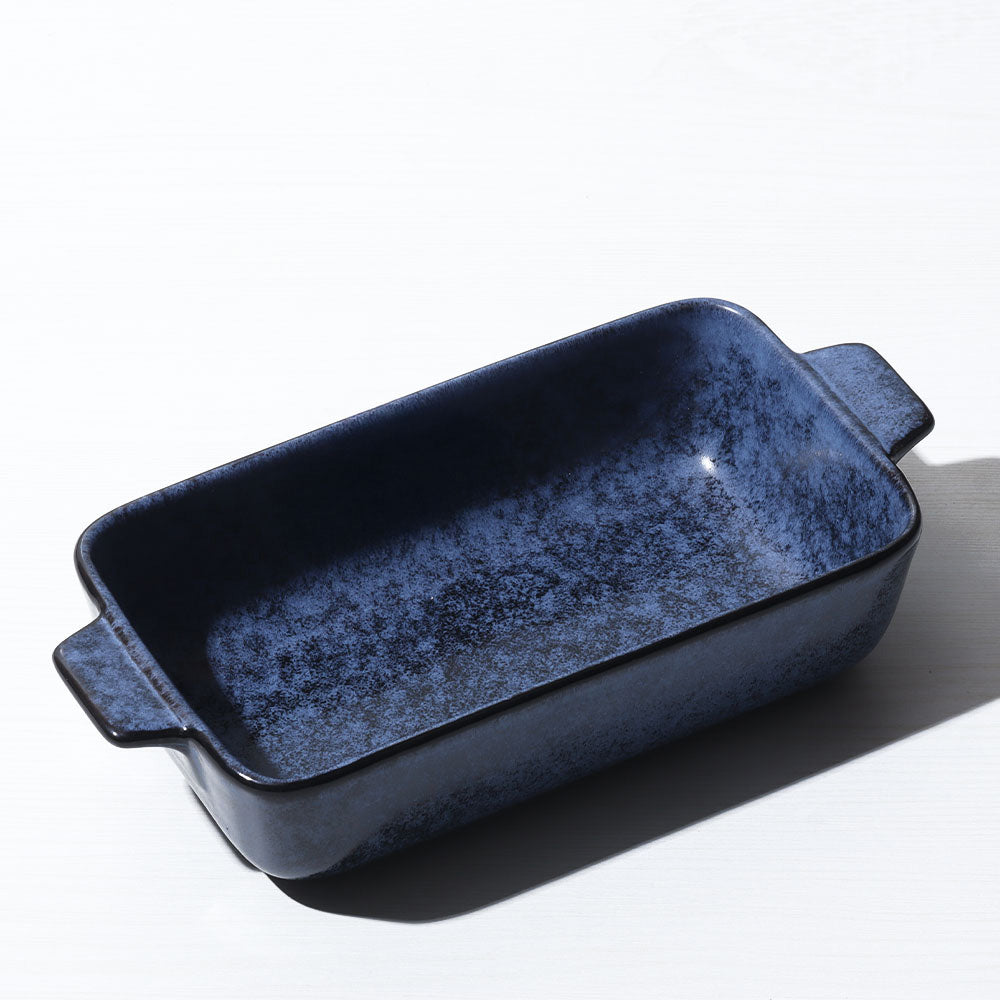 Nebula Blue Rectangle Serving Dish (Medium)