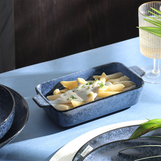 Nebula Blue Rectangle Serving Dish (Small)