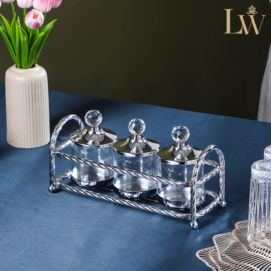 Littlewoods Silver 3 Piece  Candy