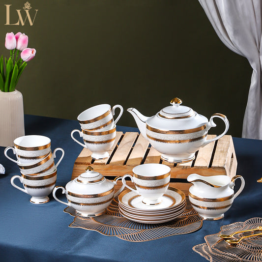 Gold Band Luxe Teaset