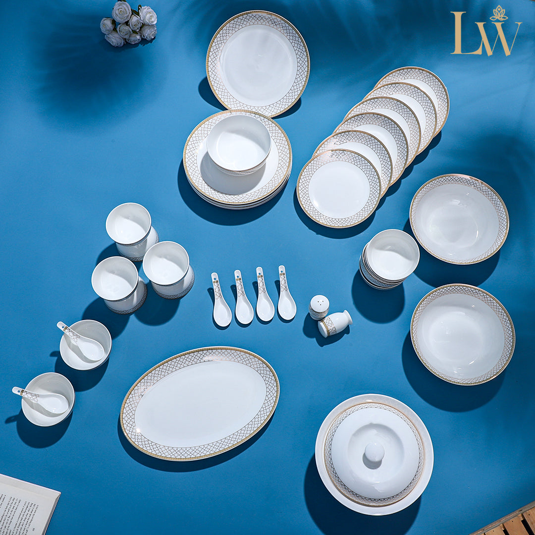 Majestic Gold 38 Piece Dinner Set