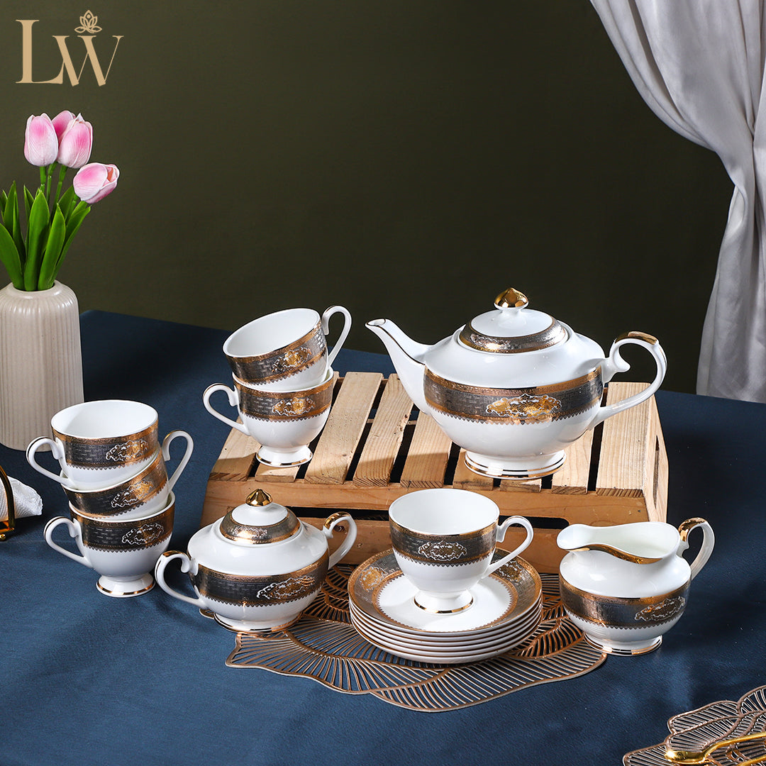 Aurora Platinum Luxe Teaset