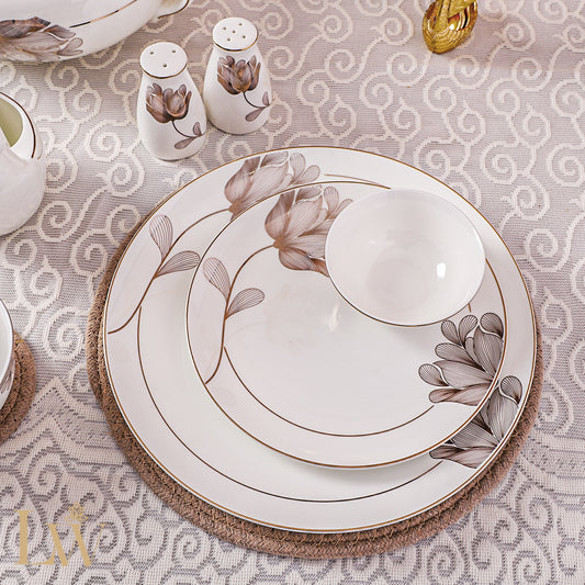 Pétale d'Or 44 Piece Dinner Set