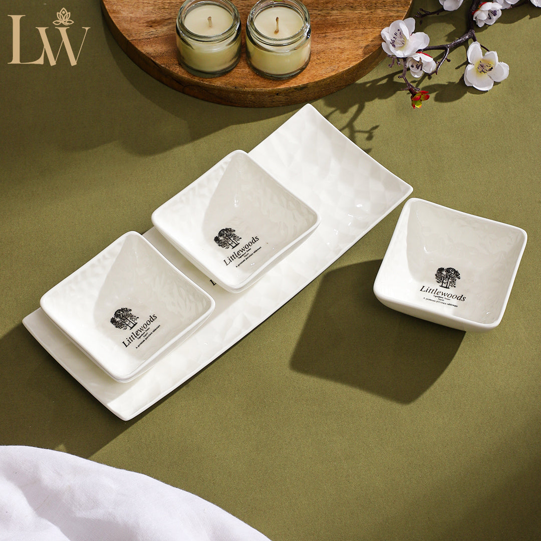 Triple White Serving Candy