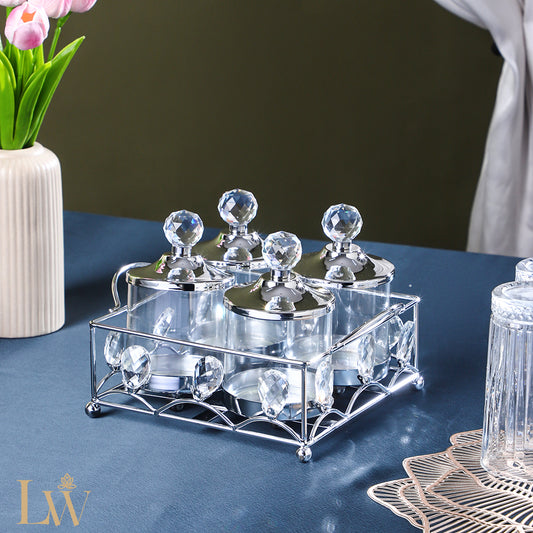 Littlewoods Silver 4 Piece Candy