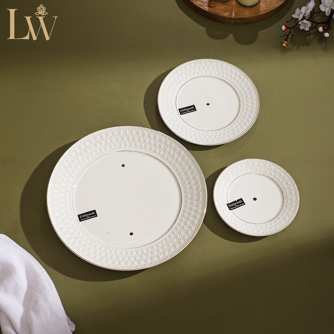 White Gold 3-Tier Serving Stand