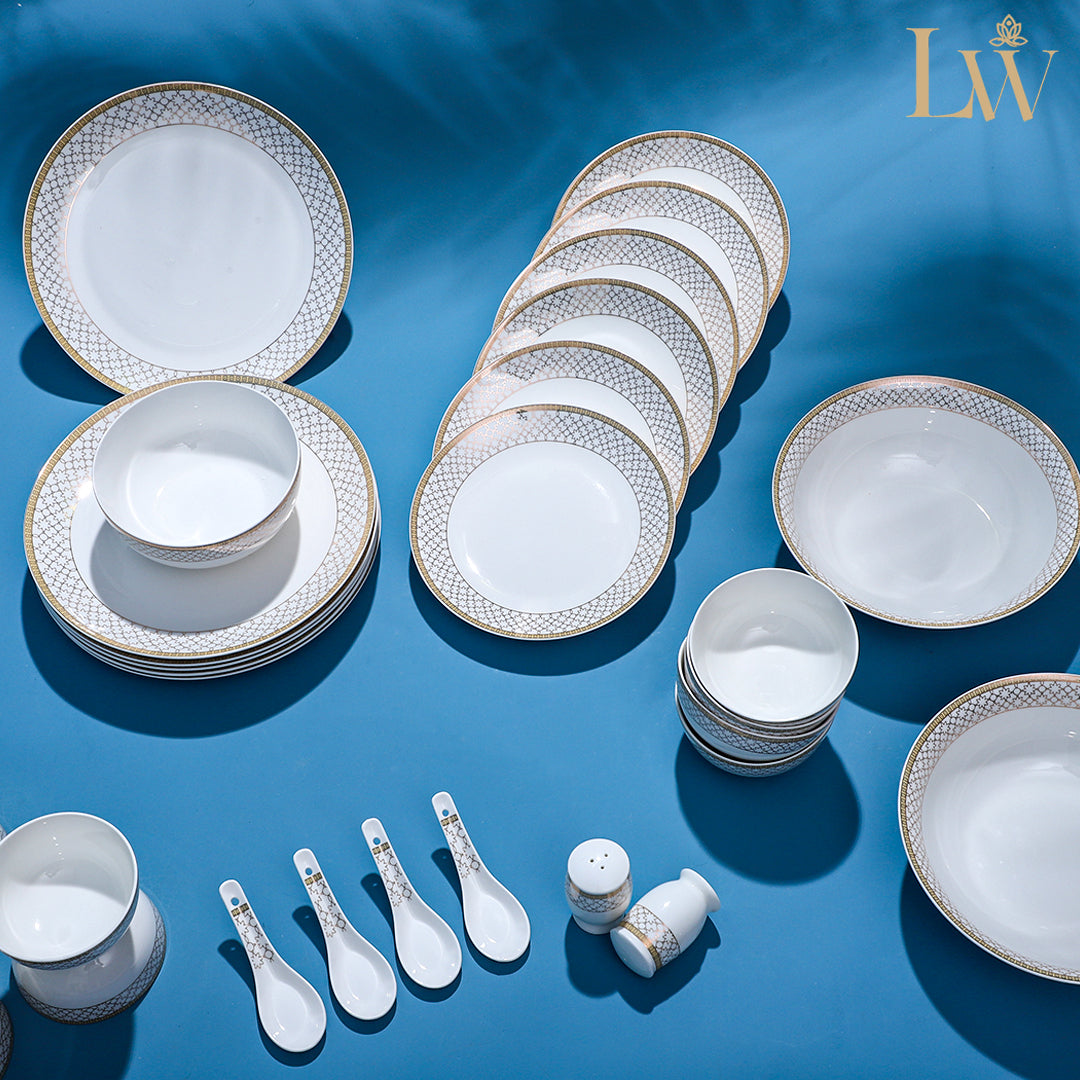 Majestic Gold 38 Piece Dinner Set