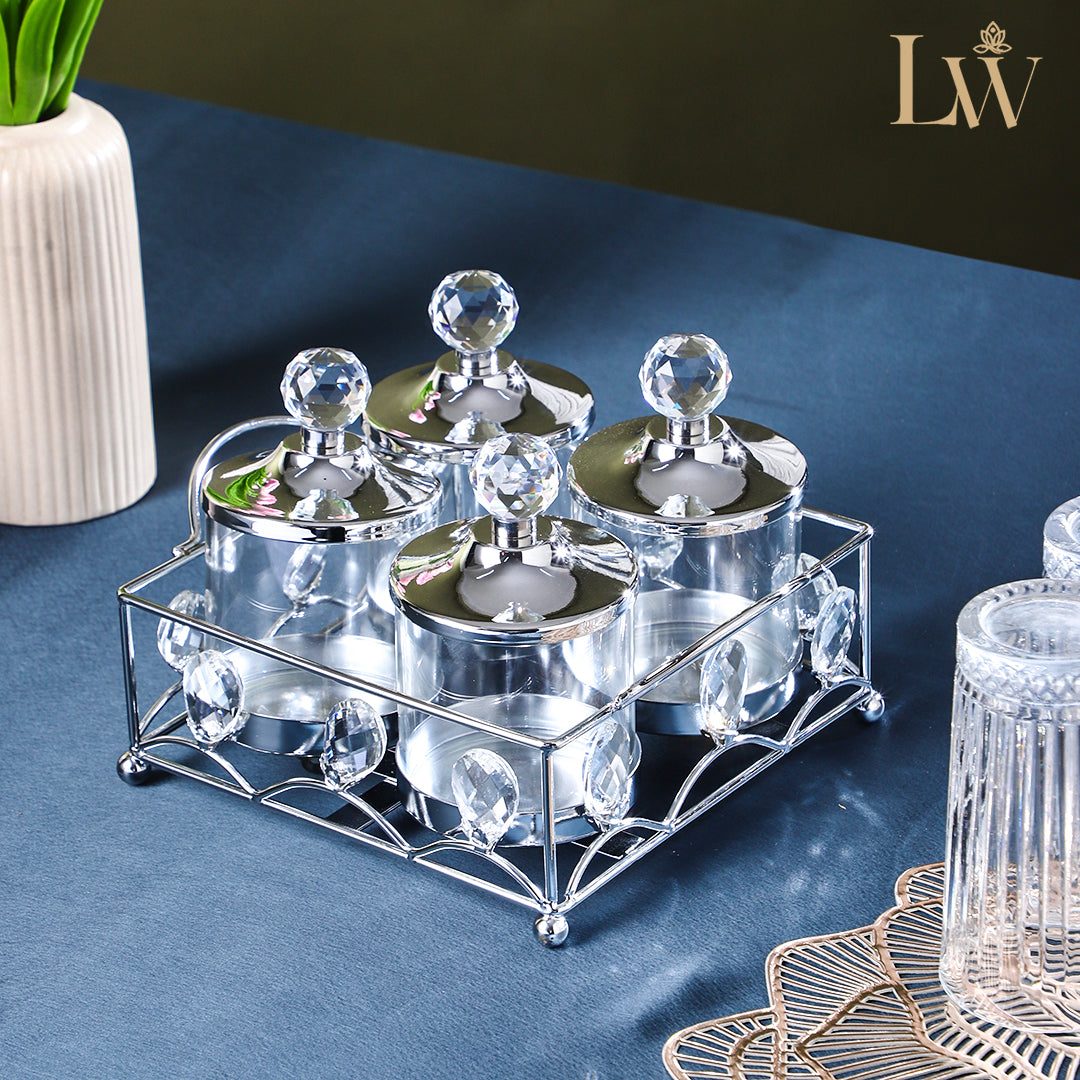 Littlewoods Silver 4 Piece Candy