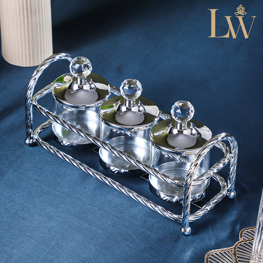 Littlewoods Silver 3 Piece  Candy