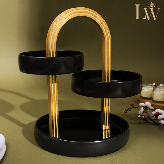 Black 3-Tier Serving Stand