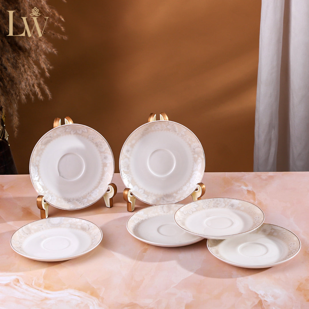 Pearl Florencia Cup Saucer (Set of 6)