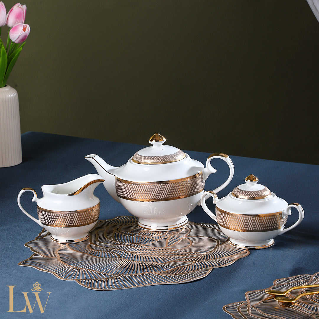 Gold Mesh Luxe Teaset