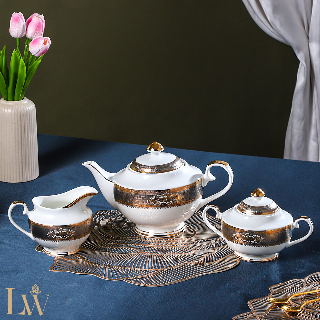 Aurora Platinum Luxe Teaset