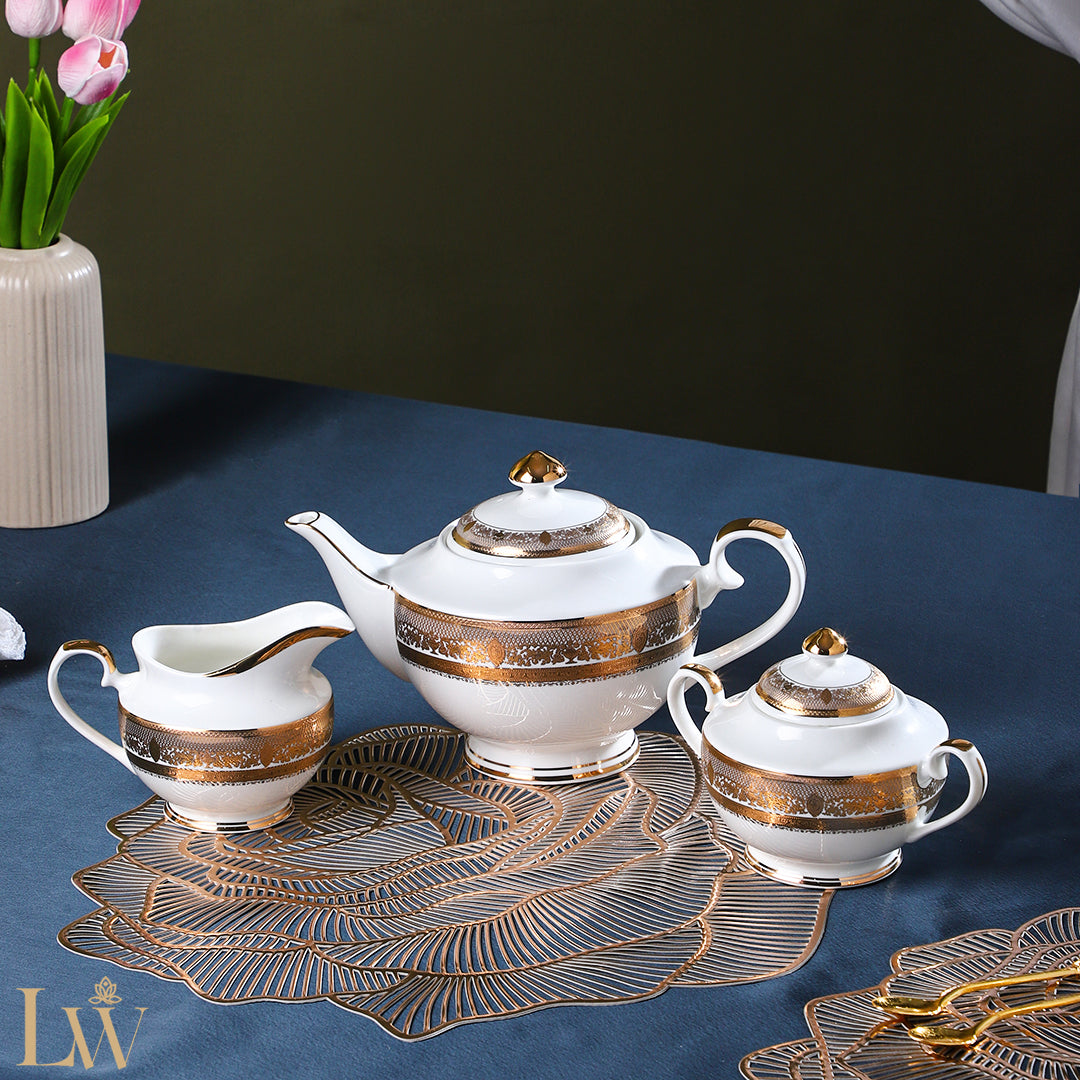 Royal Gold Jewel Luxe Teaset