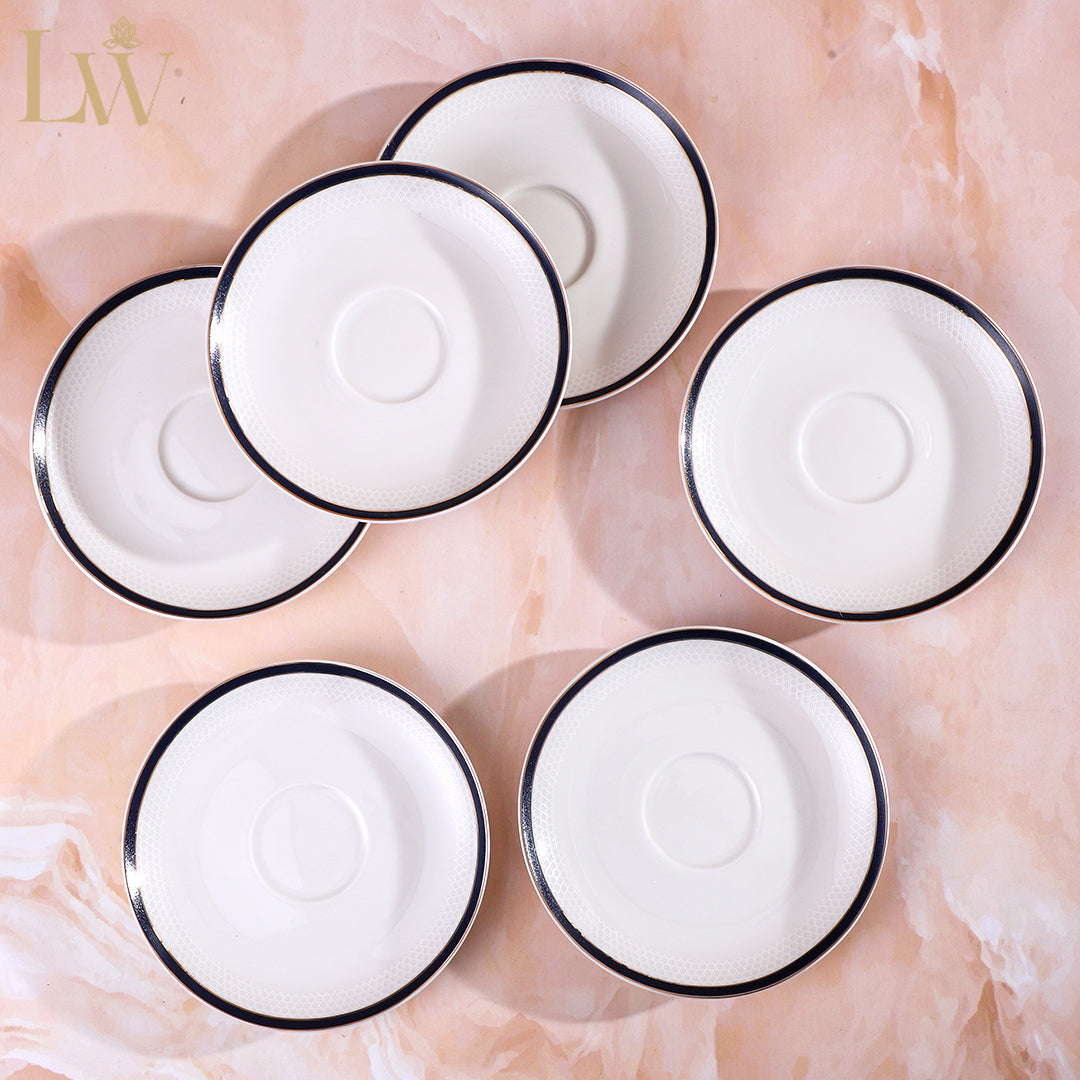 Opulent Bloom Cup Saucer (Set of 6)