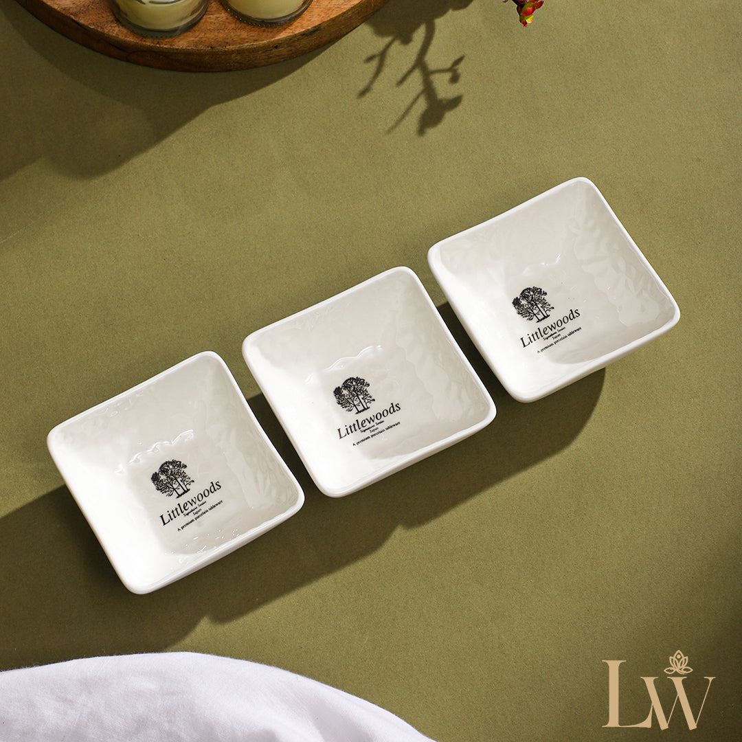 Triple White Serving Candy