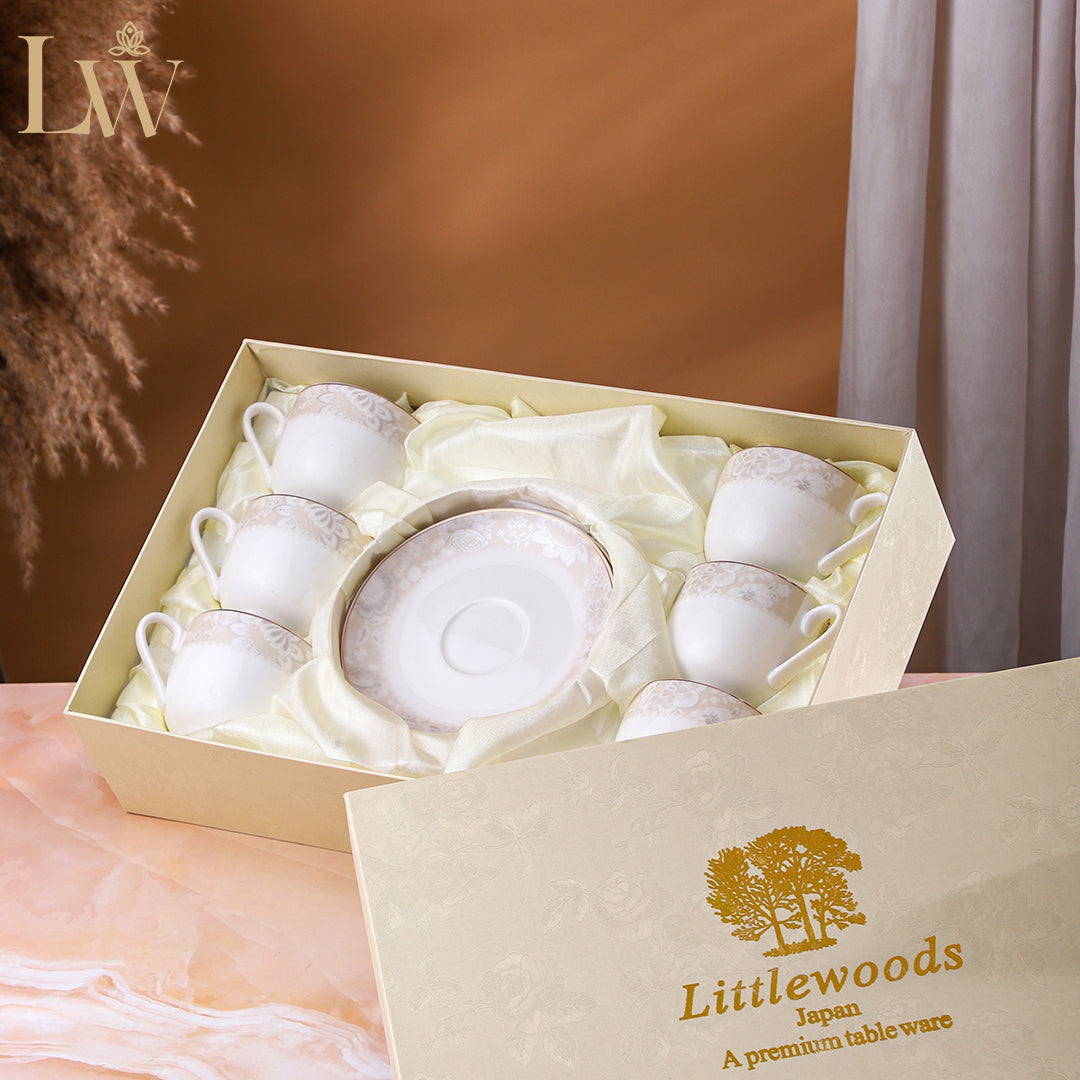 Pearl Florencia Cup Saucer (Set of 6)