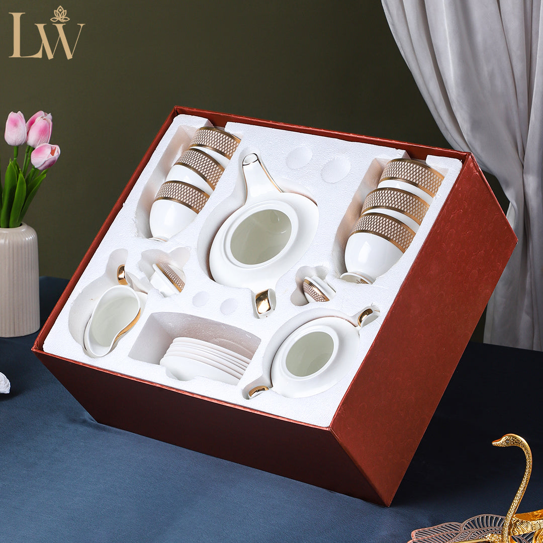 Gold Mesh Luxe Teaset