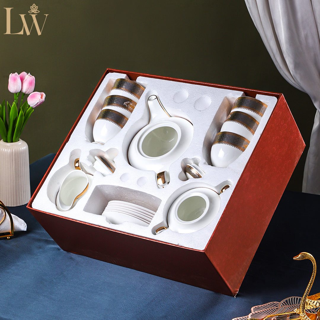 Aurora Platinum Luxe Teaset