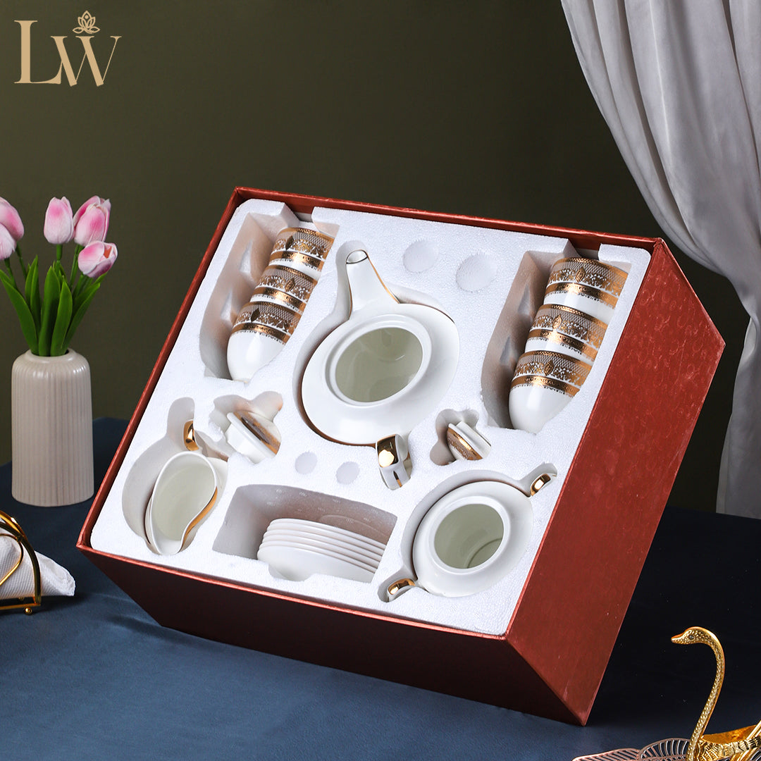 Royal Gold Jewel Luxe Teaset