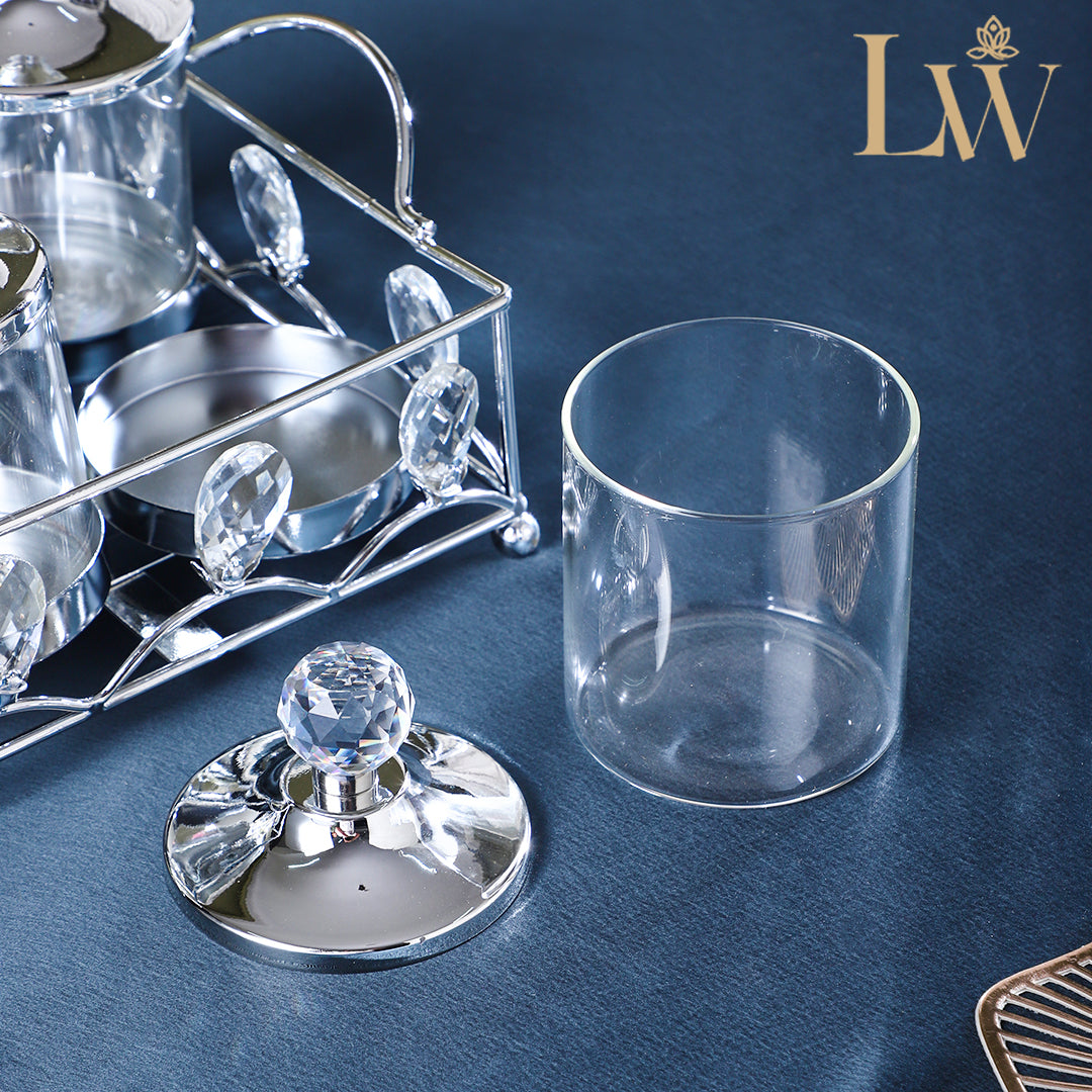 Littlewoods Silver 4 Piece Candy