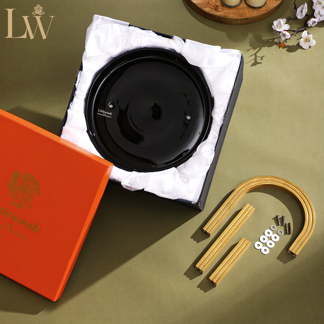 Black 3-Tier Serving Stand