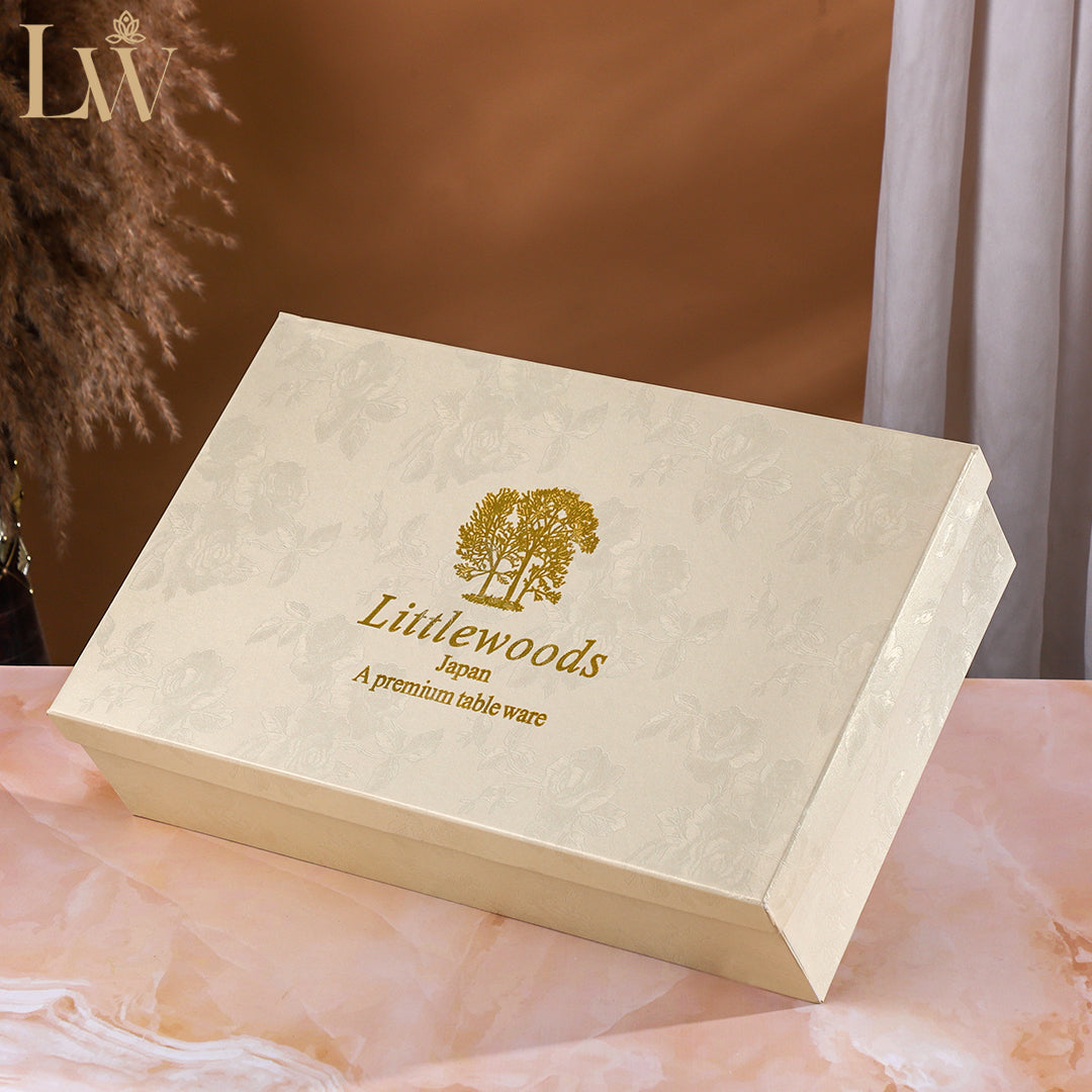 Ivory Rose Grey Cup Saucer (Set of 6)