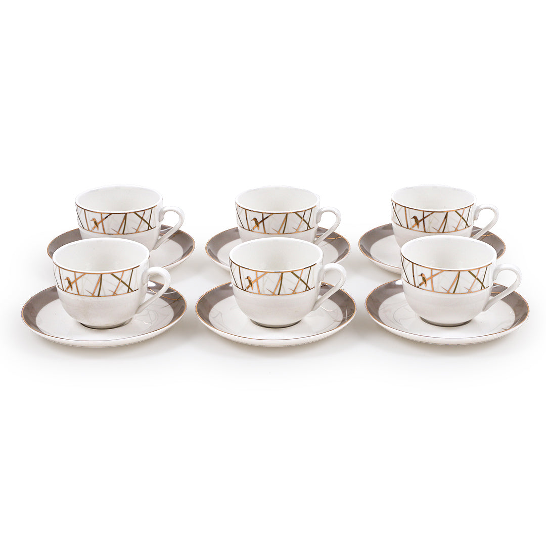 Gold Dove Cup Saucer (Set of 6)