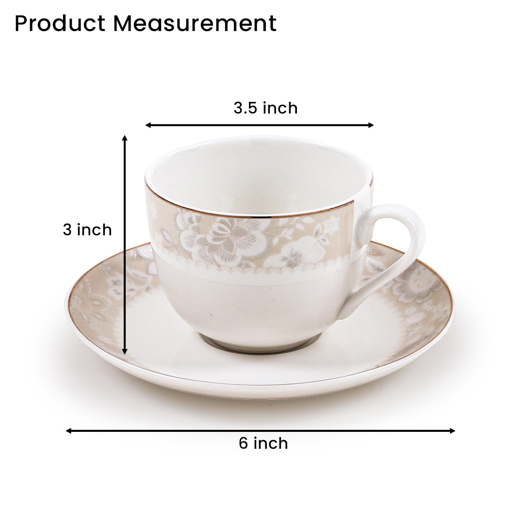 Pearl Florencia Cup Saucer (Set of 6)