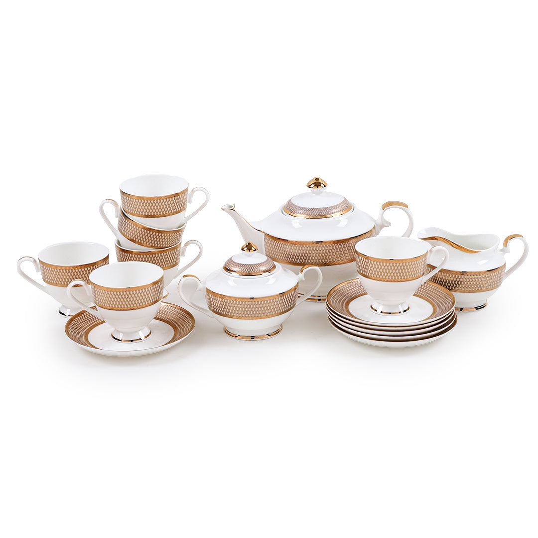 Gold Mesh Luxe Teaset