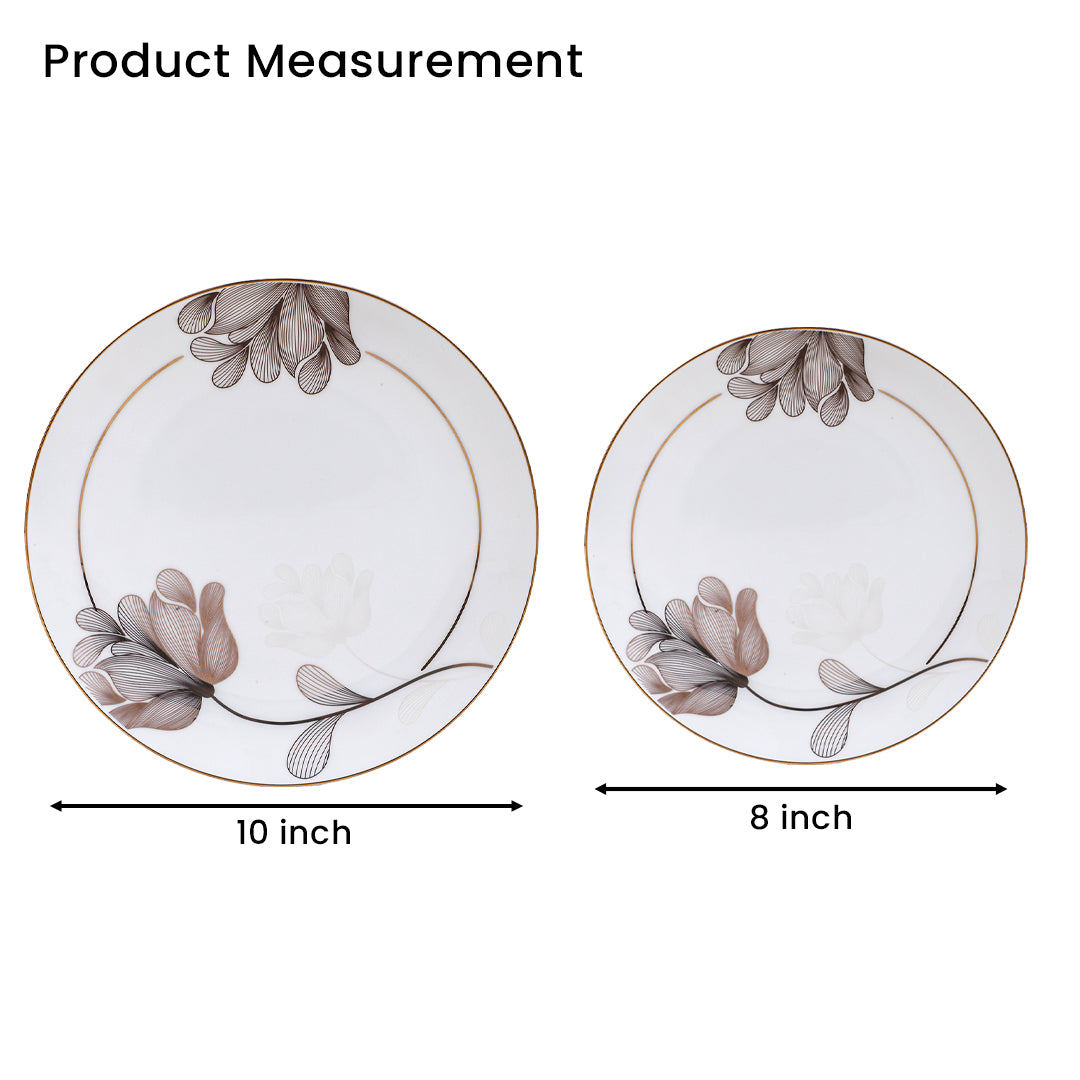 Pétale d'Or 44 Piece Dinner Set