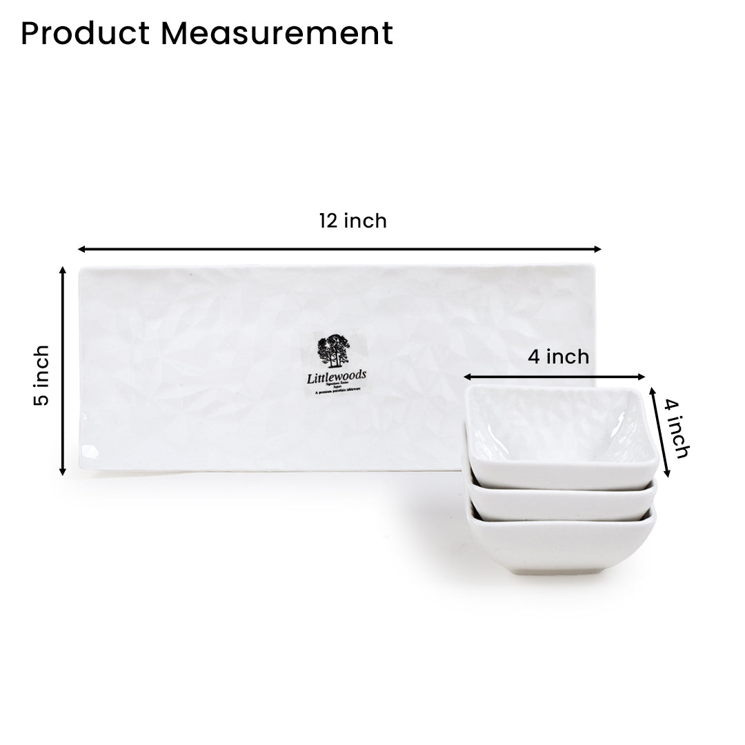 Triple White Serving Candy