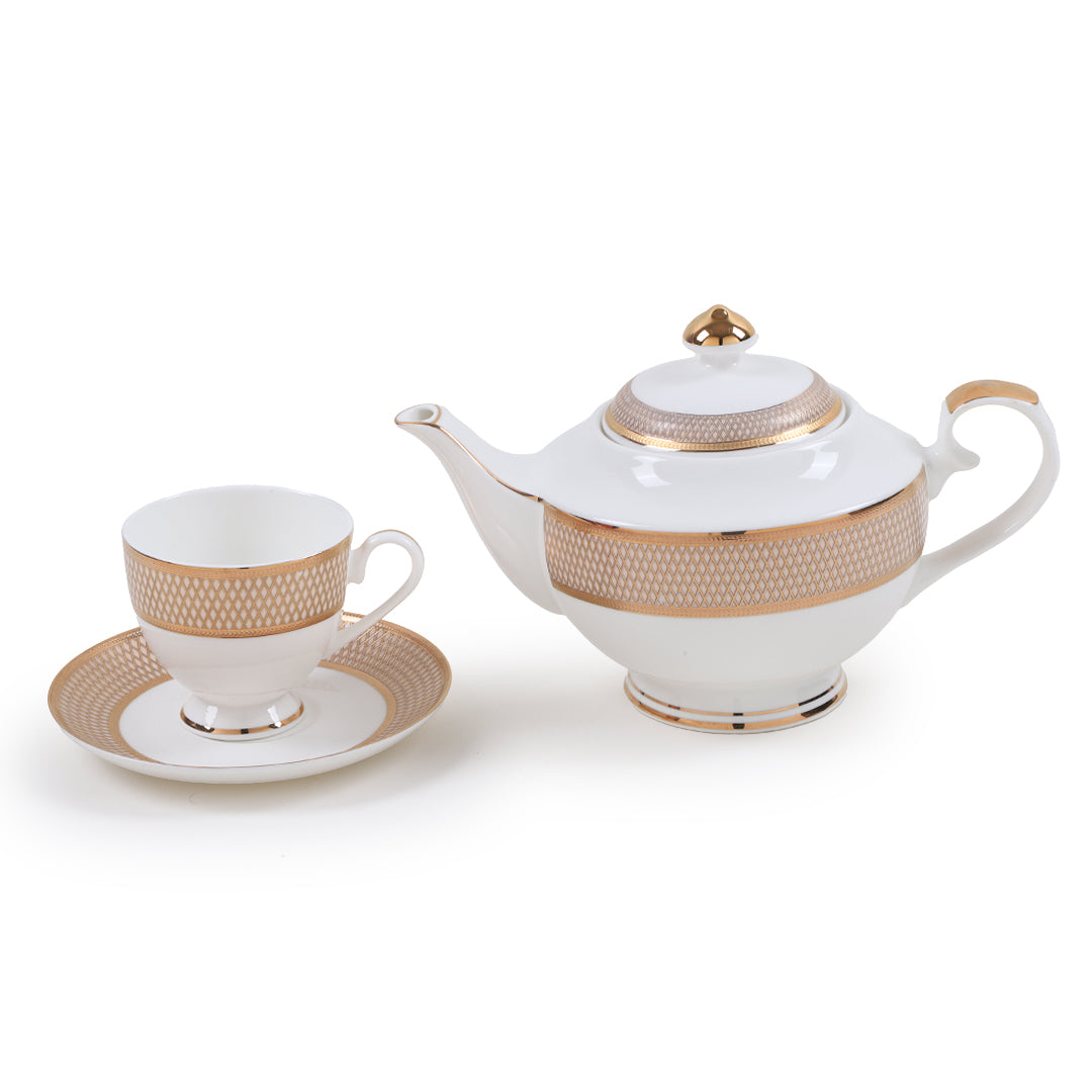 Gold Mesh Luxe Teaset