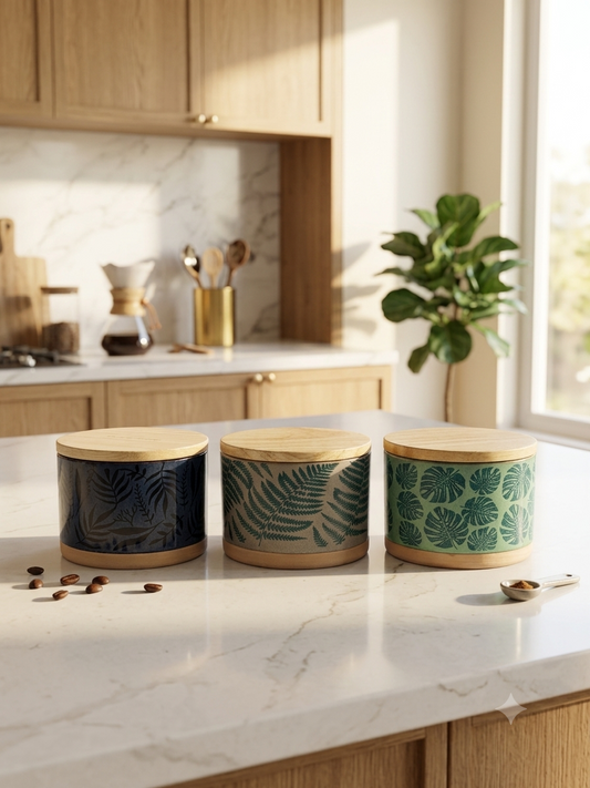 Littlewoods Botanical Ceramic Jars - Small