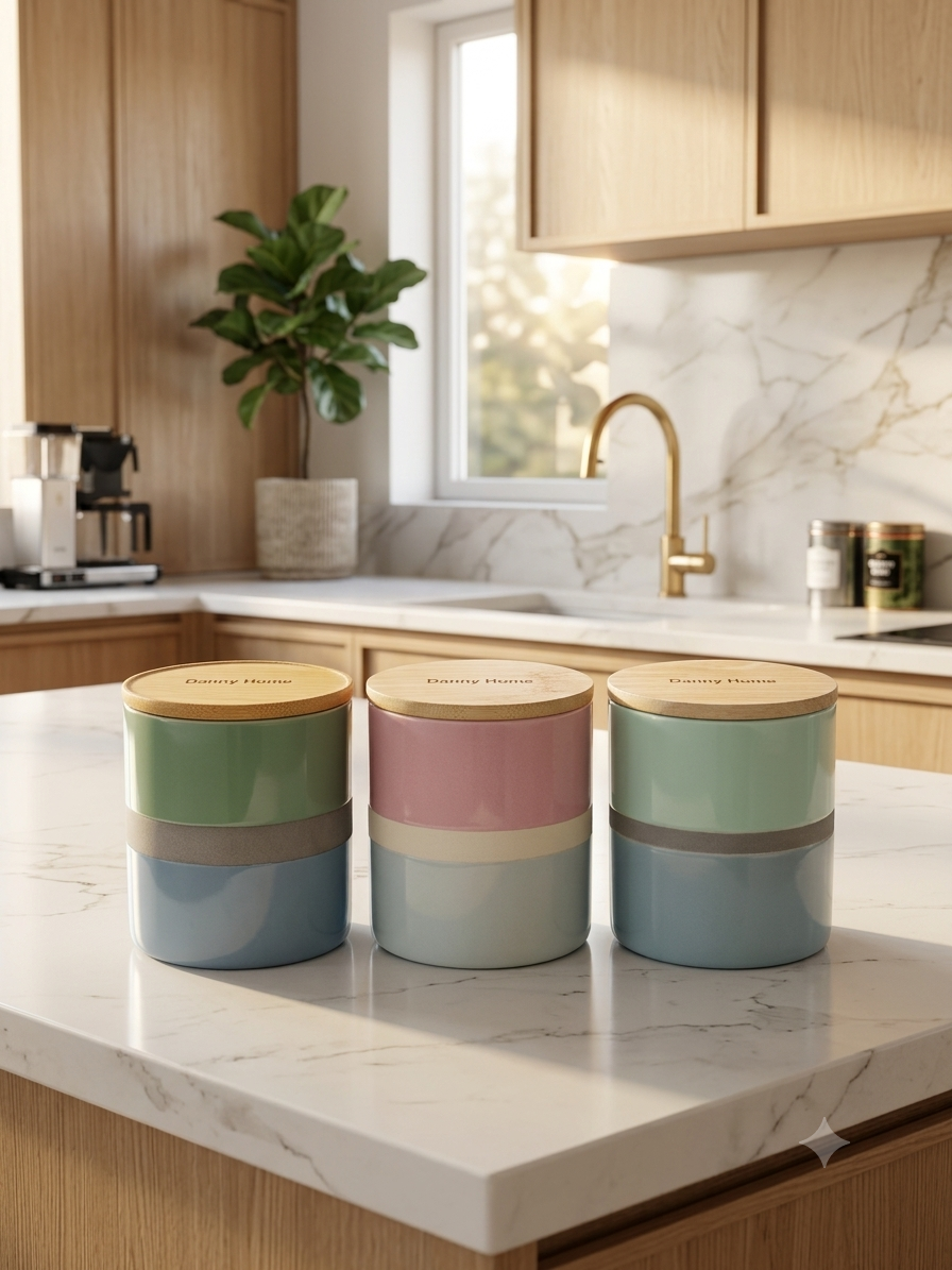 Littlewoods Pastel Harmony Jars - Large
