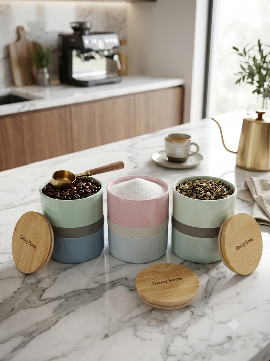 Littlewoods Pastel Harmony Jars - Large