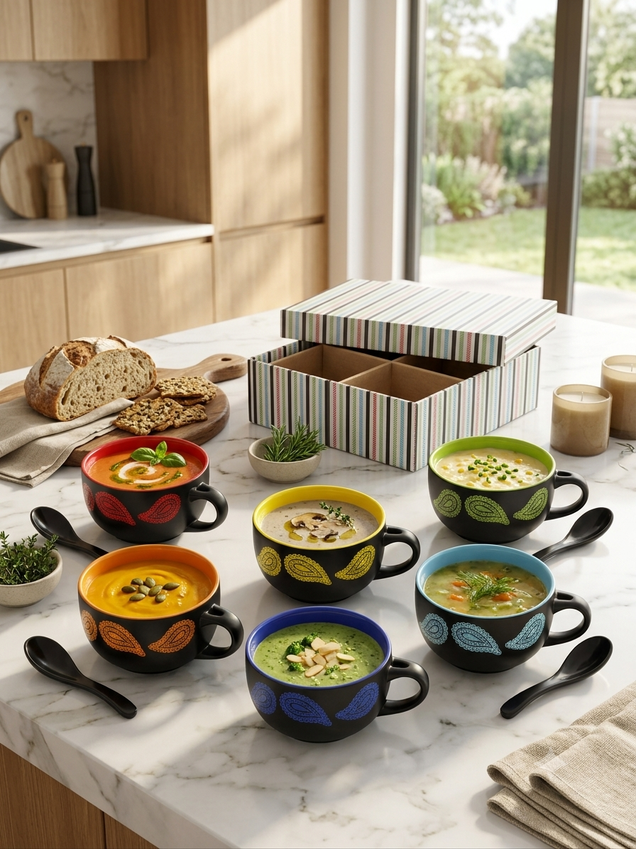 Littlewoods Artisan Paisley Soup Set