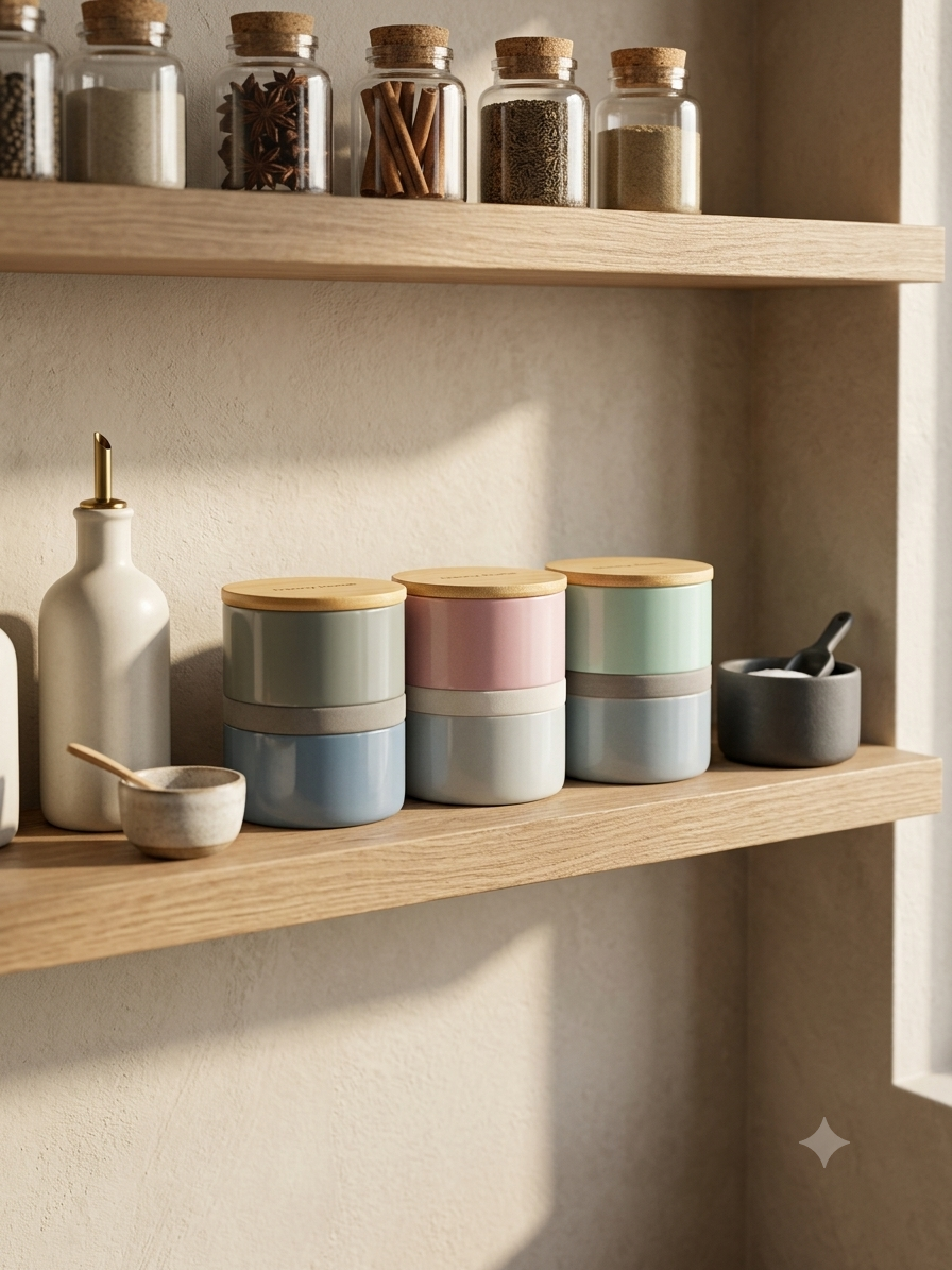 Littlewoods Pastel Harmony Jars - Large