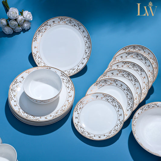 Gold Vine 38 Piece Dinner Set