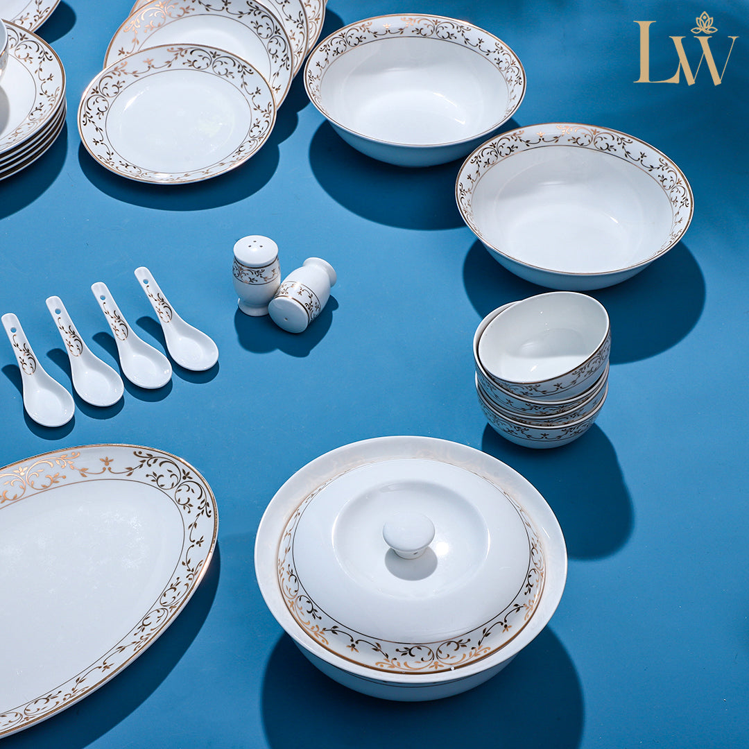 Gold Vine 38 Piece Dinner Set