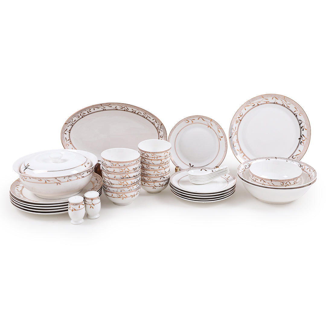 Golden Aria 38 Piece Dinner Set